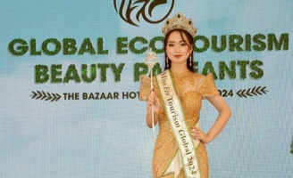Nhan sắc Việt Hoàng Hải Yến lộng lẫy đăng quang Miss Eco Tourism Global 2024     