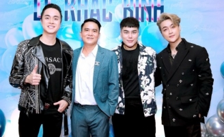 Nhật Tinh Anh từ Mỹ bay về chúc mừng sinh nhật quản lý Khắc Bình 