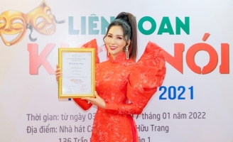 Như Huỳnh và chiếc HCV ở lĩnh vực kịch nói với vai Nguyễn Thị Minh Khai 