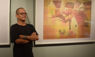 Những điệu thức tằm tơ trầm bổng trong “Hoài niệm lụa là” của họa sĩ Nguyễn Trọng Dũng 