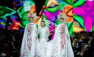 NTK Minh Châu và hành trình mang áo dài đến Tuần lễ Thời trang Quốc tế Việt Nam 2023