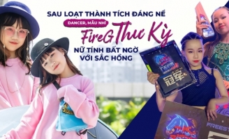 Sau loạt thành tích đáng nể, Dancer, mẫu nhí FireG Thư Kỳ nữ tính bất ngờ với sắc hồng