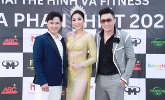 Siêu mẫu Nam Phong, MC Nguyễn Hoàng Vĩnh hội ngộ Hoa hậu Đặng Thu Thảo tại  sự kiện thể hình