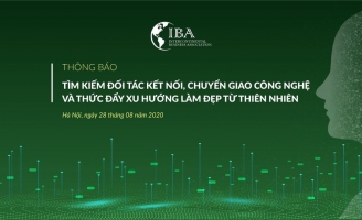 Sự kiện thúc đẩy xu hướng làm đẹp từ thiên nhiên của Hiệp Hội IBA