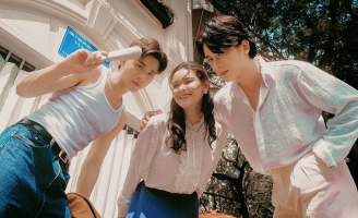 Tan chảy với bộ ảnh thanh xuân ngọt ngào của Trương Quỳnh Anh và hai soái ca