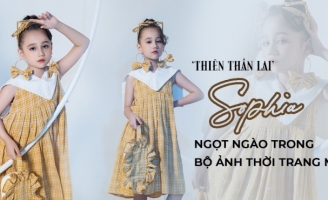 ‘Thiên thần lai’ Sophia ngọt ngào trong bộ ảnh thời trang mới
