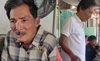 Thương Tín xuất hiện ở quê nhà với vẻ ngoài khác lạ, phải chống gậy