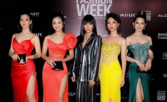 Top 5 Miss Tourism Vietnam 2020 tham dự Tuần lễ thời trang quốc tế