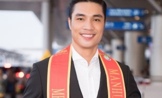 Trần Mạnh Kiên lên đường thi Manhunt International 2022