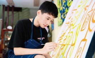 Triển lãm cá nhân Giấc mơ mang tên mình của họa sĩ nhí Phạm Hải Nguyên