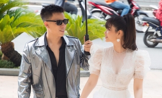 Trương Quỳnh Anh thân thiết với “Quý ông tia chớp” tại sự kiện