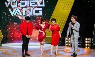 Việt Hương “cà khịa” Khánh Thi mang dép đi chợ lên sân khấu Vũ Điệu Vàng