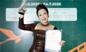 Việt Hương giành giải “Nữ diễn viên chính xuất sắc nhất” tại Liên hoan phim Châu Á Đà Nẵng 2026
