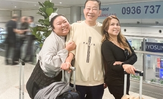 Vợ chồng nhạc sĩ Lê Quang về nước để làm từ thiện