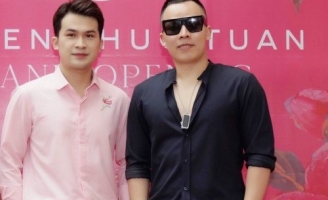 Vũ Khắc Tiệp cùng dàn sao Việt đến chúc mừng NTK Nguyễn Phúc Tuấn khai trương showroom mới